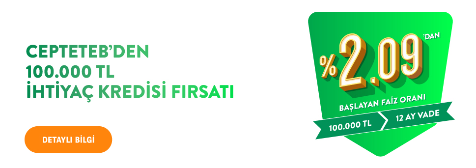 %2.09'dan Başlayan Oranlarla Kredi